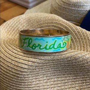 Lilly Pulitzer Florida Teal, Green, Gold Bracelet